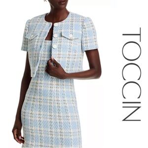 Toccin London Cropped Tweed Cropped  Jacket*NWT
